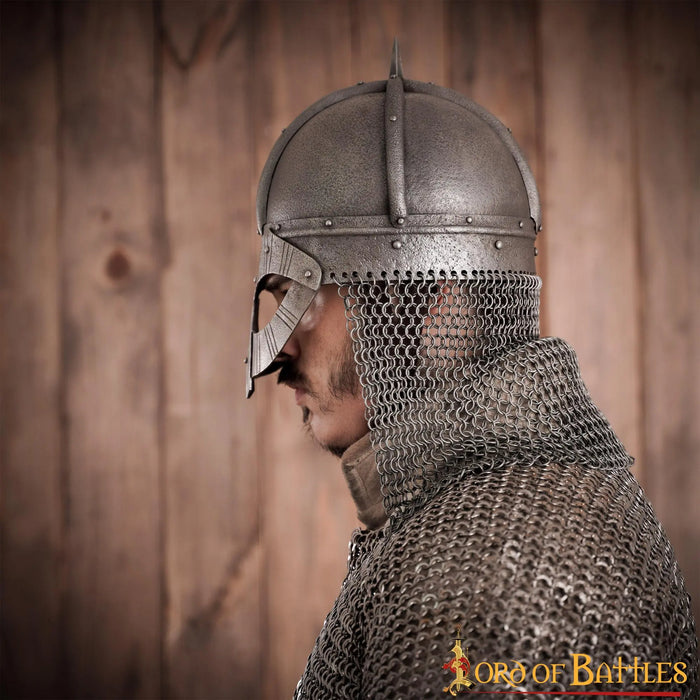 Viking helmet Gjermundbu, patinated, 1.6 mm