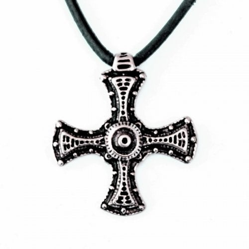 Anglo-Saxon Cuthbert Cross Lindisfarne, silvered bronze