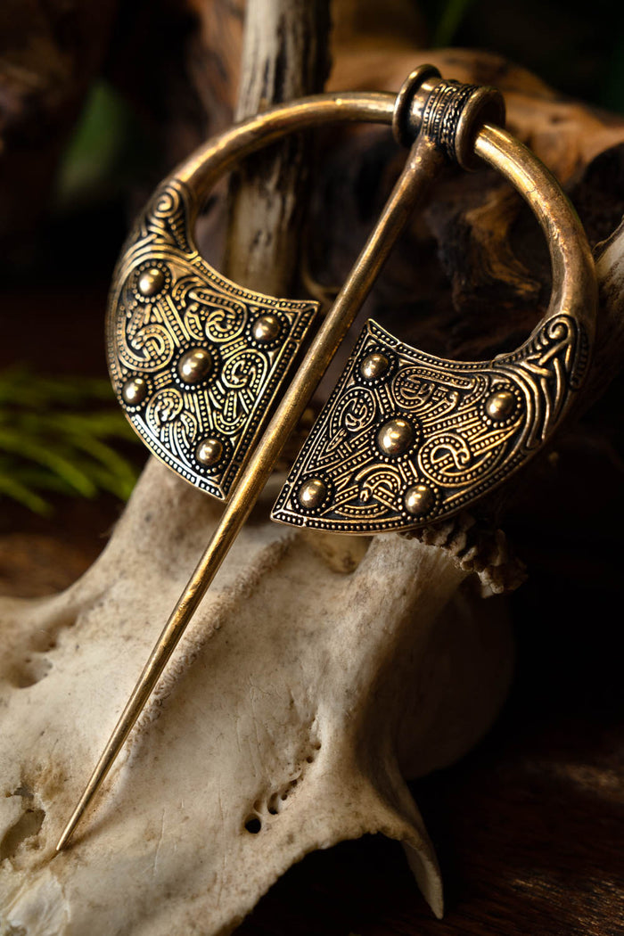 Gaelic brooch Ballyspellan, bronze