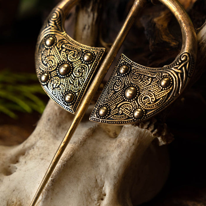 Gaelic brooch Ballyspellan, bronze