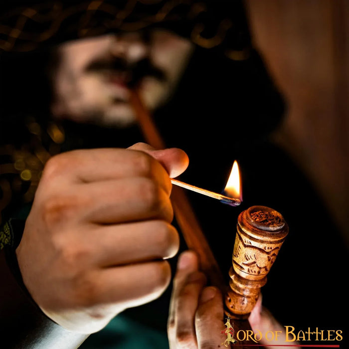Wooden Pipe Wizard