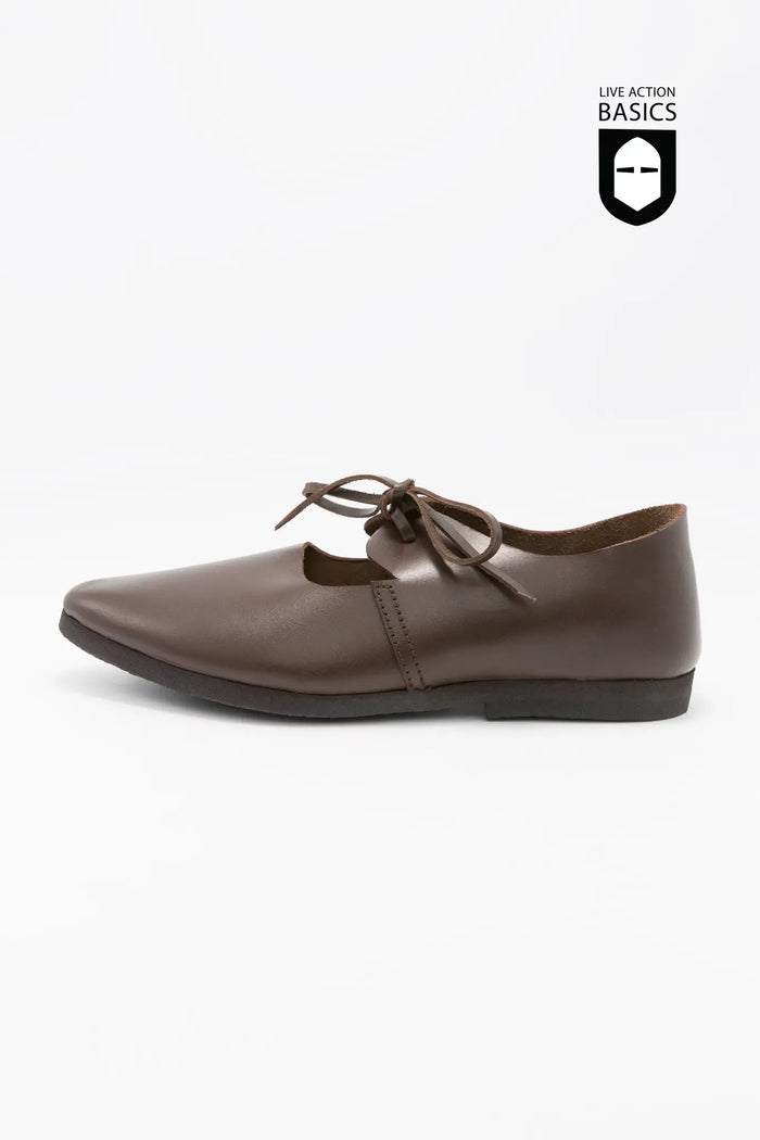 Medieval women's shoes with rubber sole