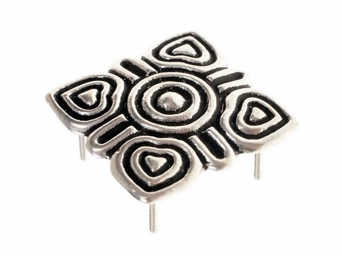 Arabic Viking jewel, silvered