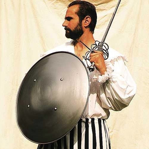 16th century rotella shield, 59 cm