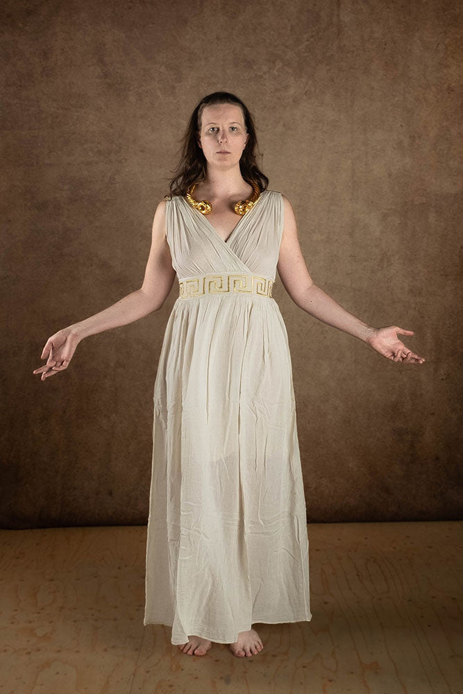 Goddess dress Penelope, cream