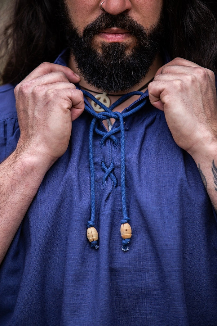 Medieval shirt Louis, blue
