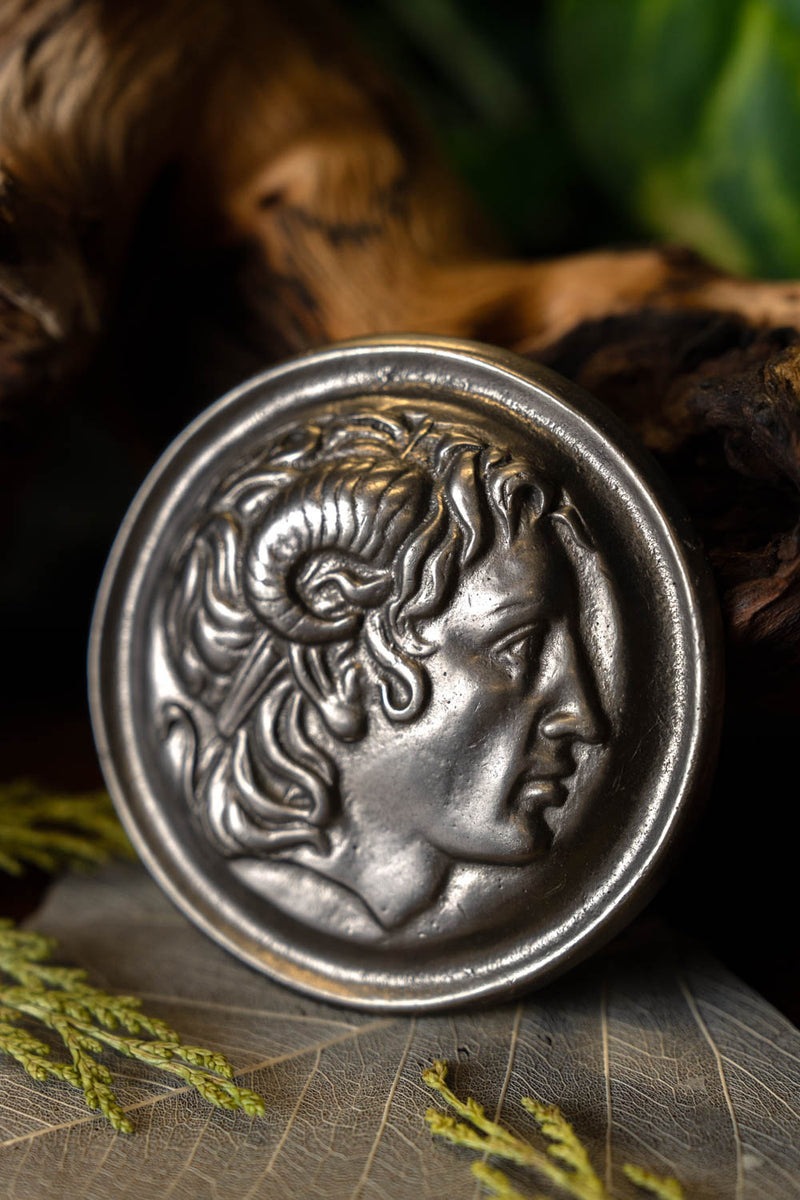 Phalera romana Alejandro Magno cuernos de Amón