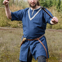 Birka tunic Knut, short sleeves, blue
