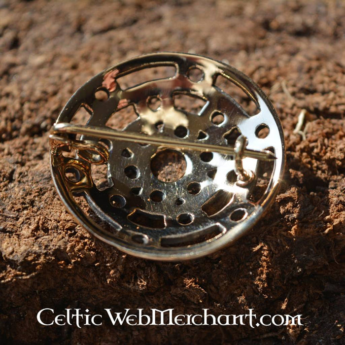 Bronze Viking brooch, brass