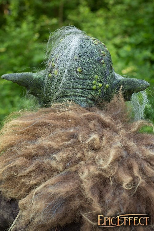 Maske Goblin lord med gråt hår