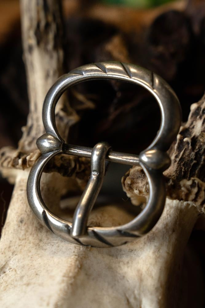 Late medieval buckle 2a, silver plated