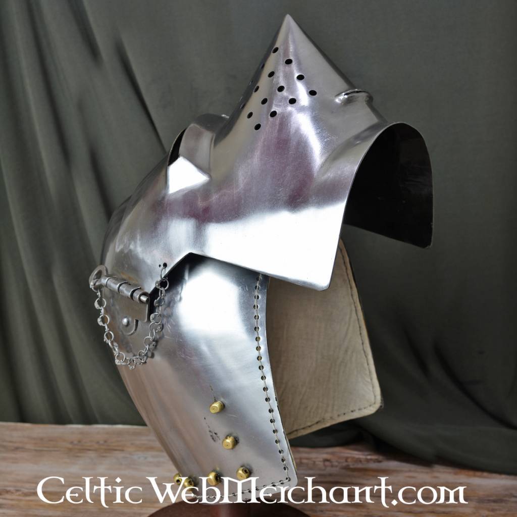 Pig faced bascinet, 2 mm (battle-ready)
