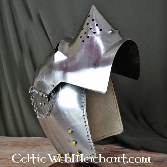 Pig faced bascinet, 2 mm (battle-ready)