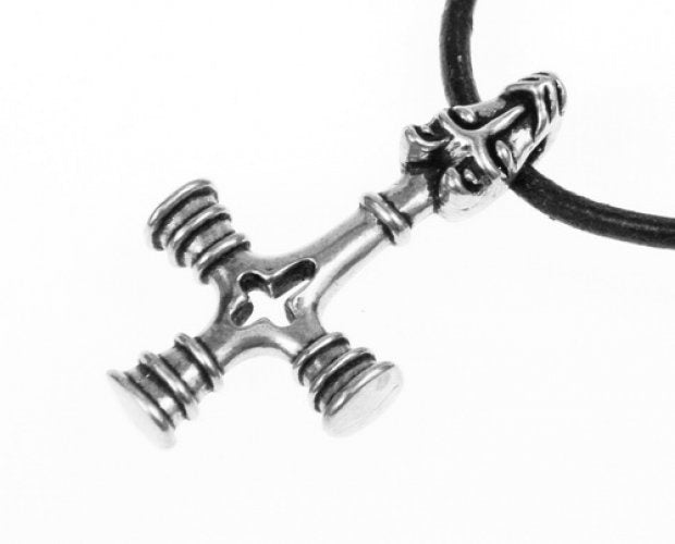 Icelandic Thorshamer from Fossi, silvered bronze