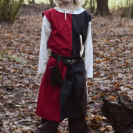 Children's surcoat Rodrick, black-red