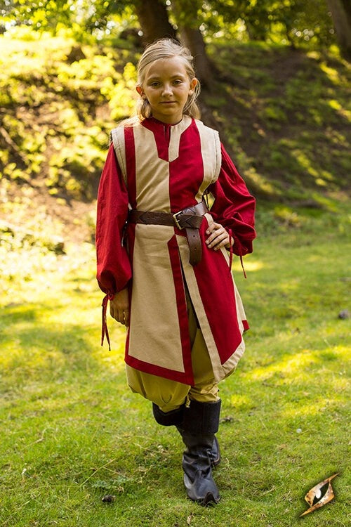 Tabard Geoffrey, beige-red