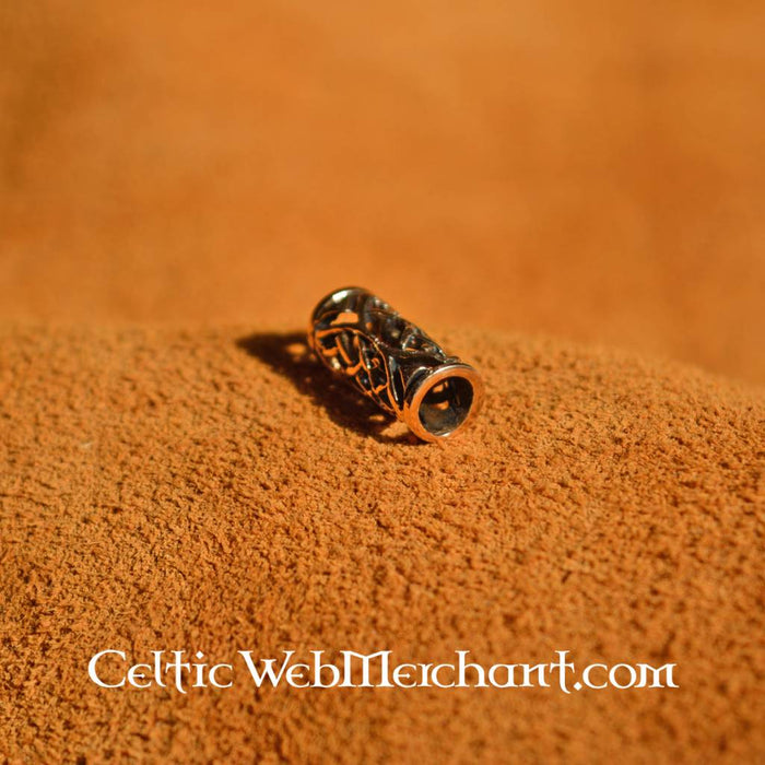 Celtic beardbead, bronze