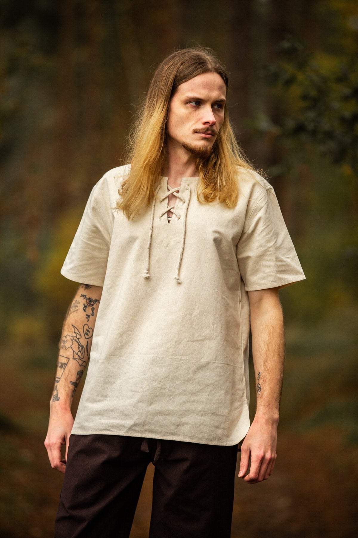 Medieval shirt Erhart, natural