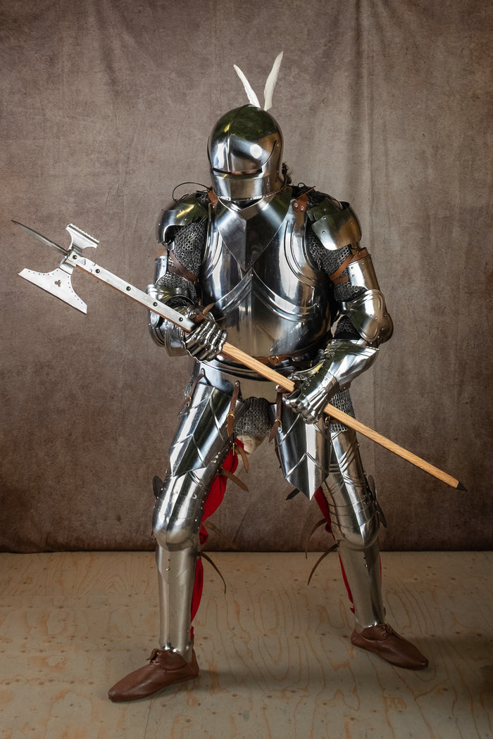 Gothic pauldrons 1460-1500, 1.2 mm