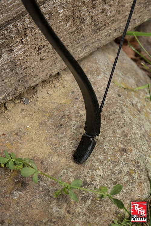 Recurve bow, dark brown, 118 cm, 24-26 lbs