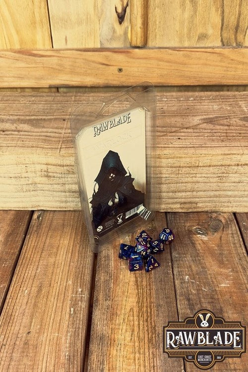 Dice bag with dice set, Warlock