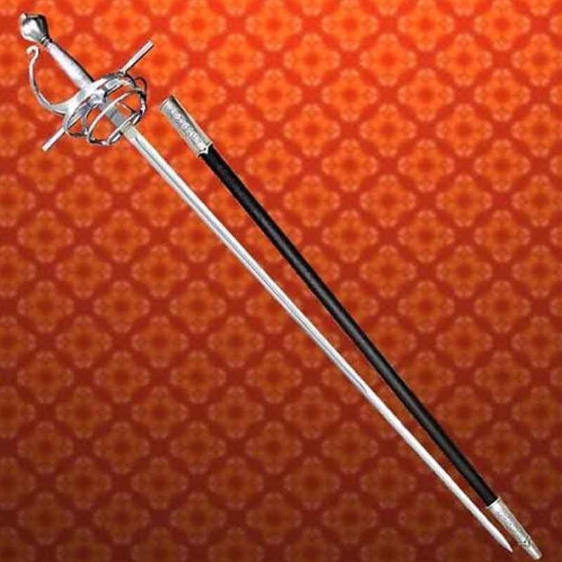 Italian rapier 17th century, semi-sharp