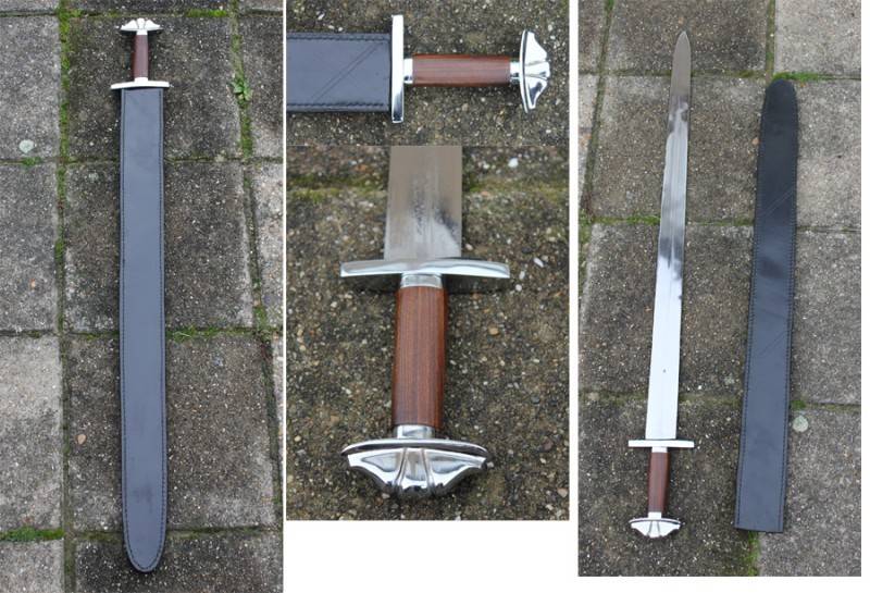 Spada vichinga Eostre, Petersen tipo A, semi-affilata