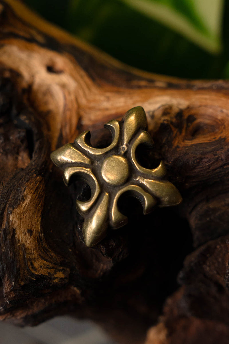 Średniowieczna lilia (zestaw 5 szt.), brąz