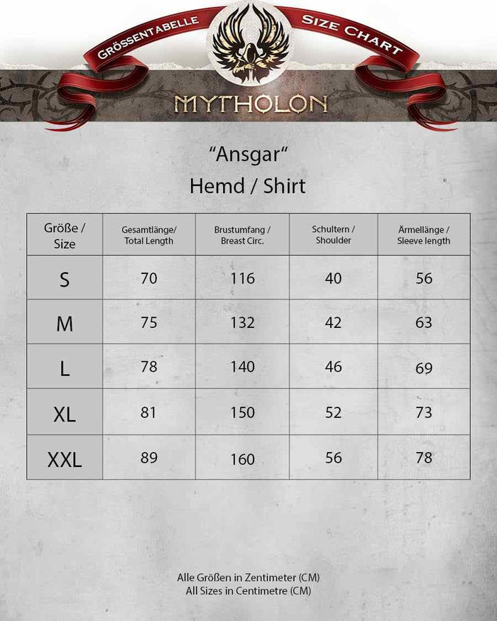 Medieval shirt Ansgar, burgundy red