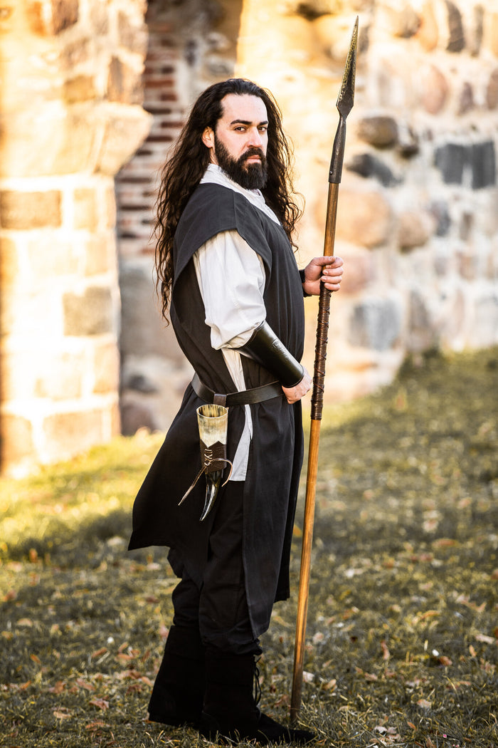 Surcoat men, black