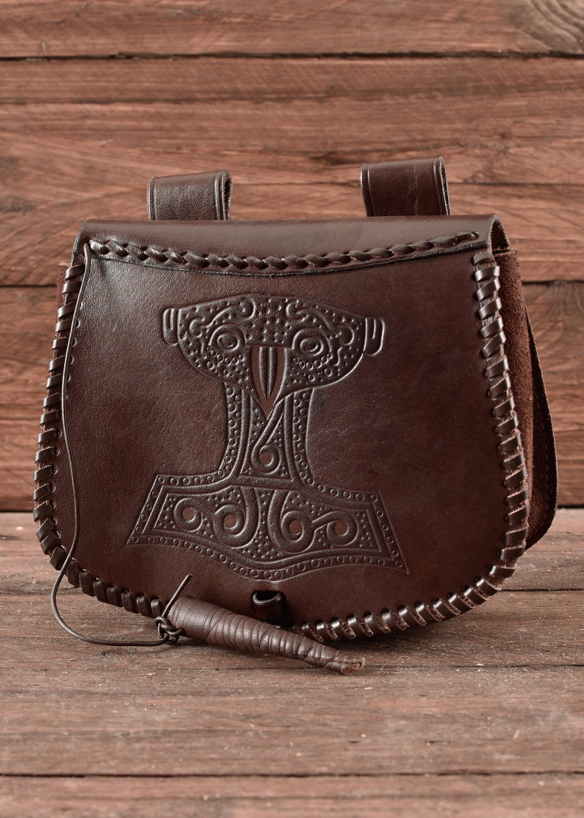 Leather Thor's Hammer Bag