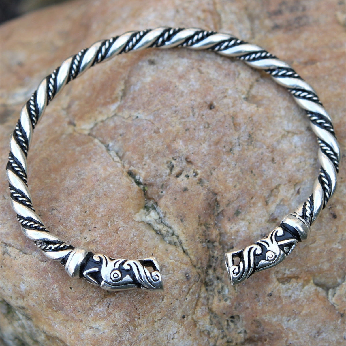 Gotland bracelet Viking, brass colour