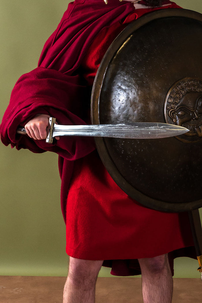 Greek Xiphos Campovolano, semi-sharp