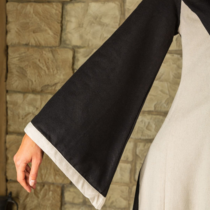 Medieval dress iris, black/cream