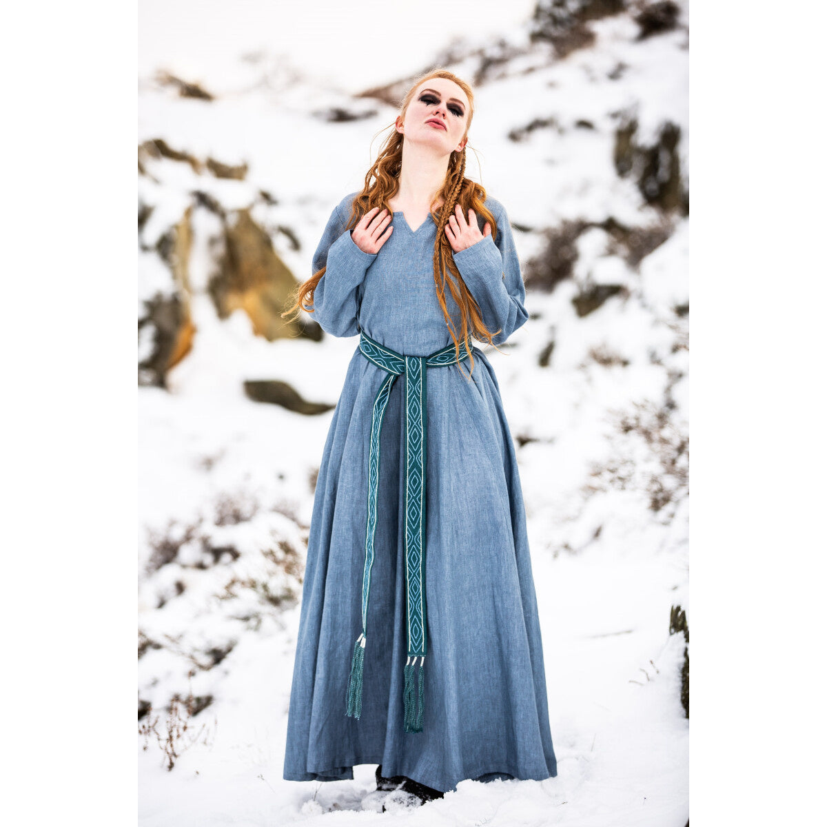 Viking belt Caja, blue, 235 cm