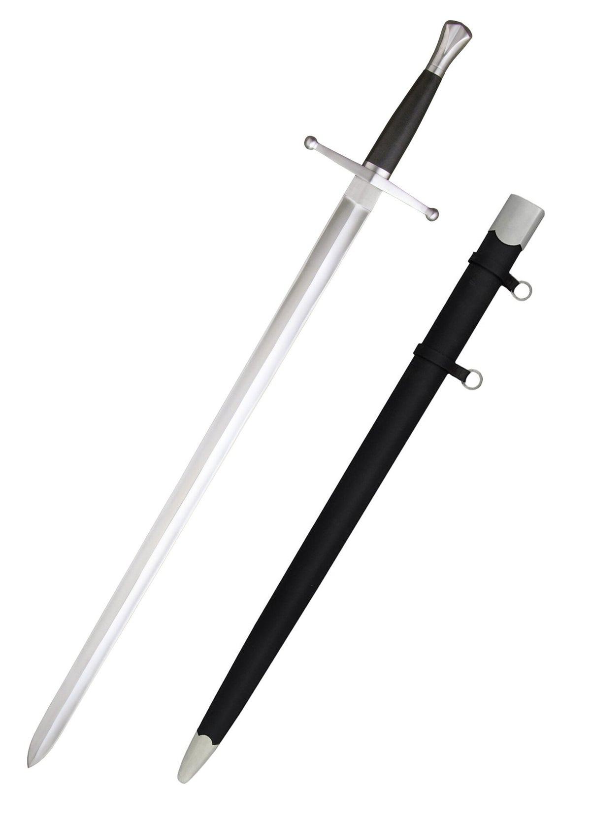 14th century broadsword, hand-and-a-half sword, sharp
