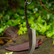 Celtic knife Glen, L, stainless steel, semi-sharp