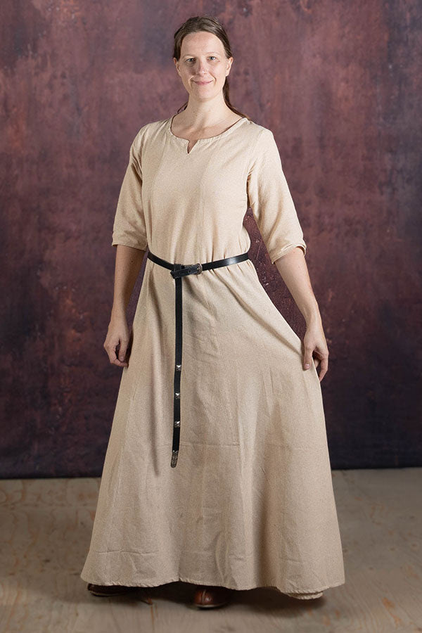 (Early) medieval dress Brida, natural