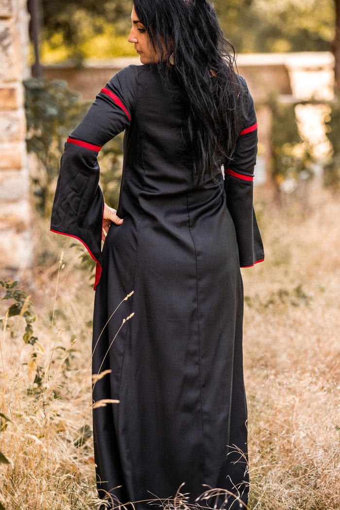 Dress Eleanora red-black