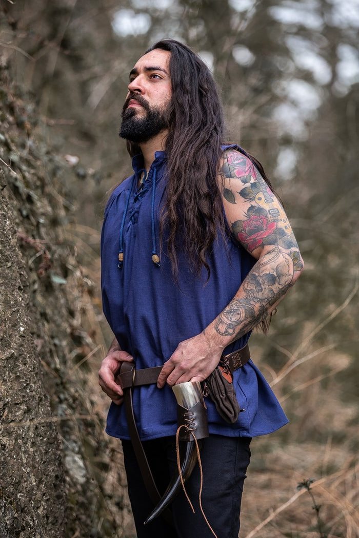 Medieval shirt Louis, blue