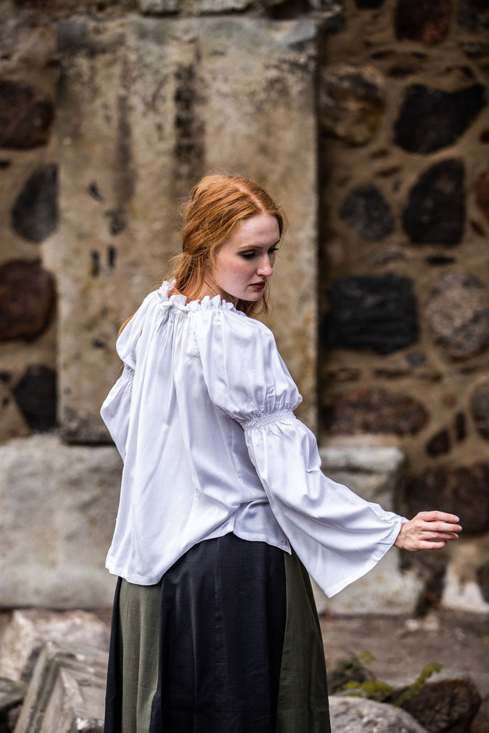 Baroque blouse, white
