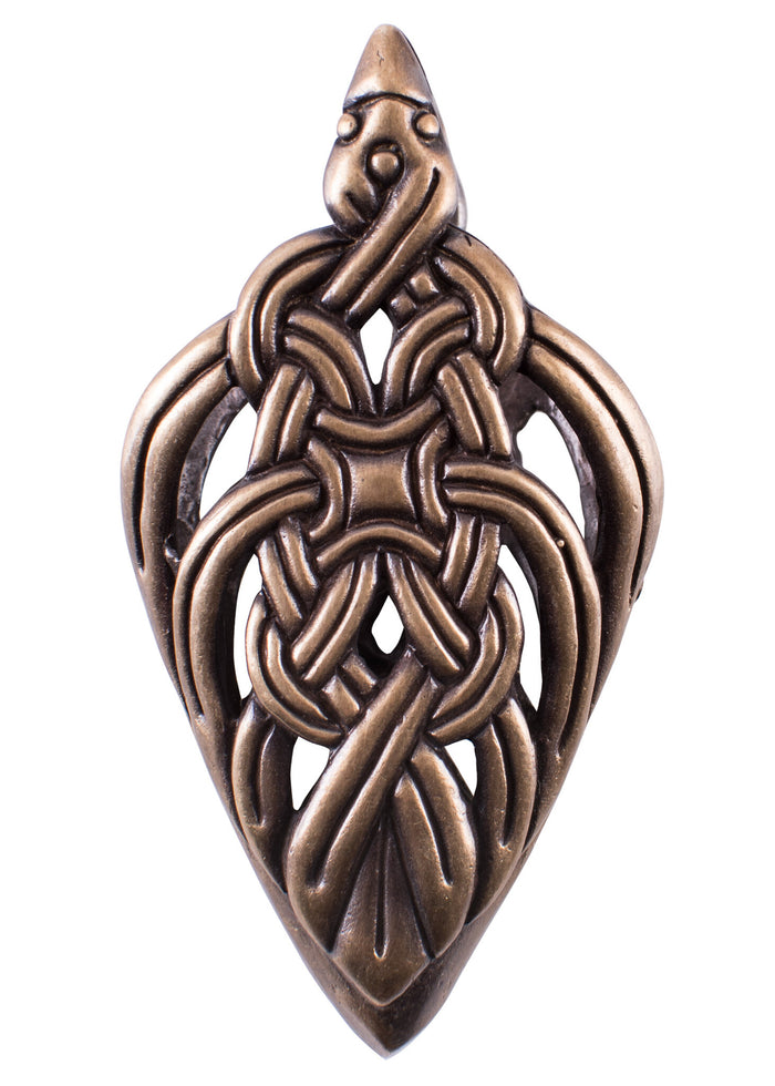Viking scabbard chape Borre animal