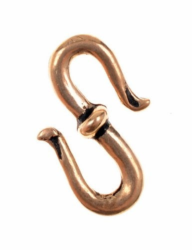 Jewellery hook pointy, 2x1 cm, bronze