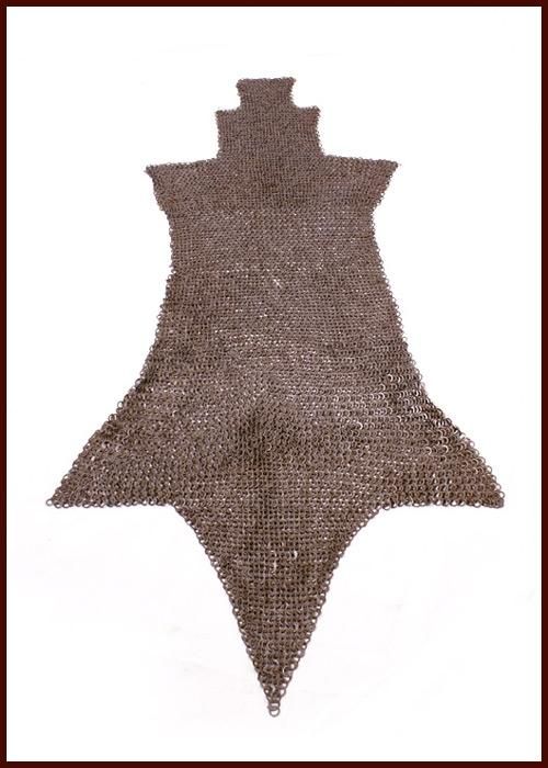 Chain mail chausses, round rings - round rivets, 8 mm