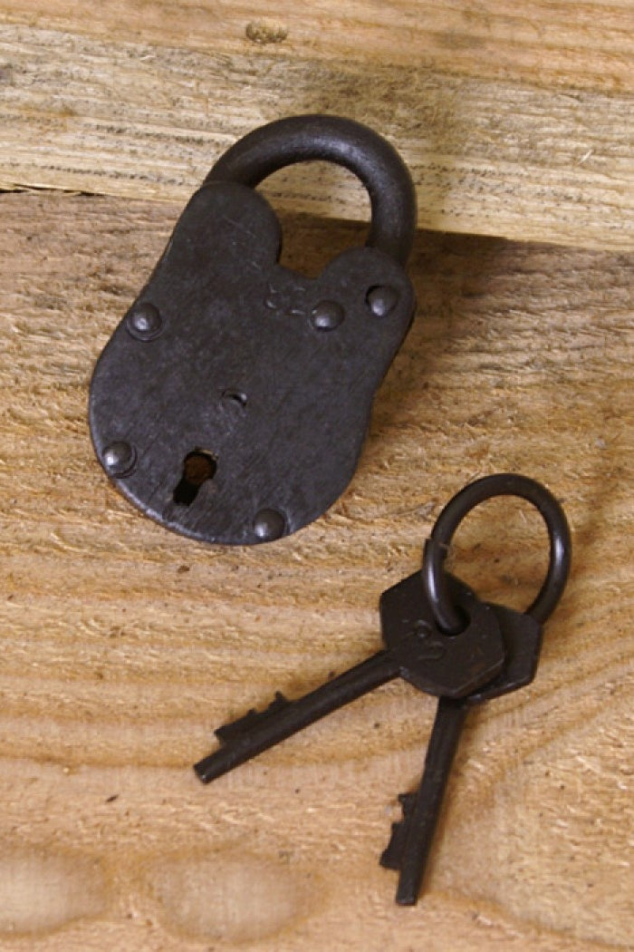 Small historical padlock