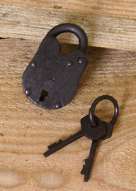 Small historical padlock