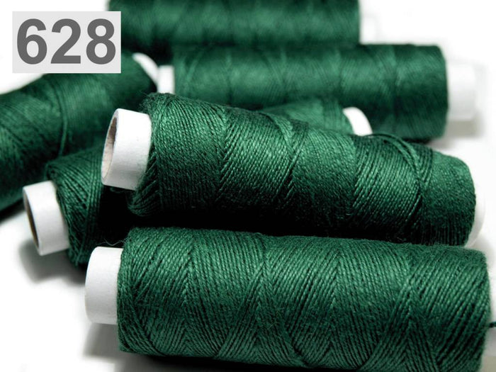 Linen yarn pine green, 50 m