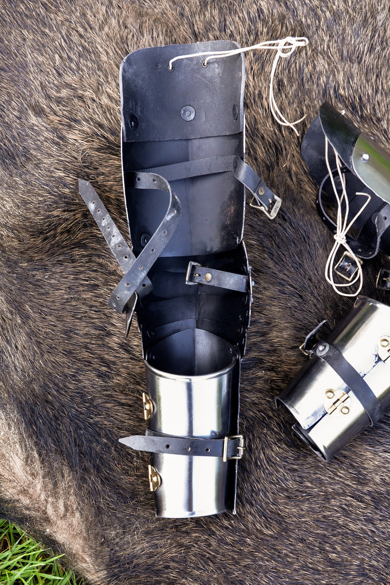 Vambracci del XV secolo, armatura per braccia, 1,6 mm