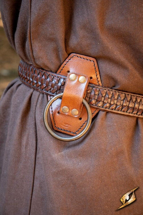 LARP sword holder with ring, brown