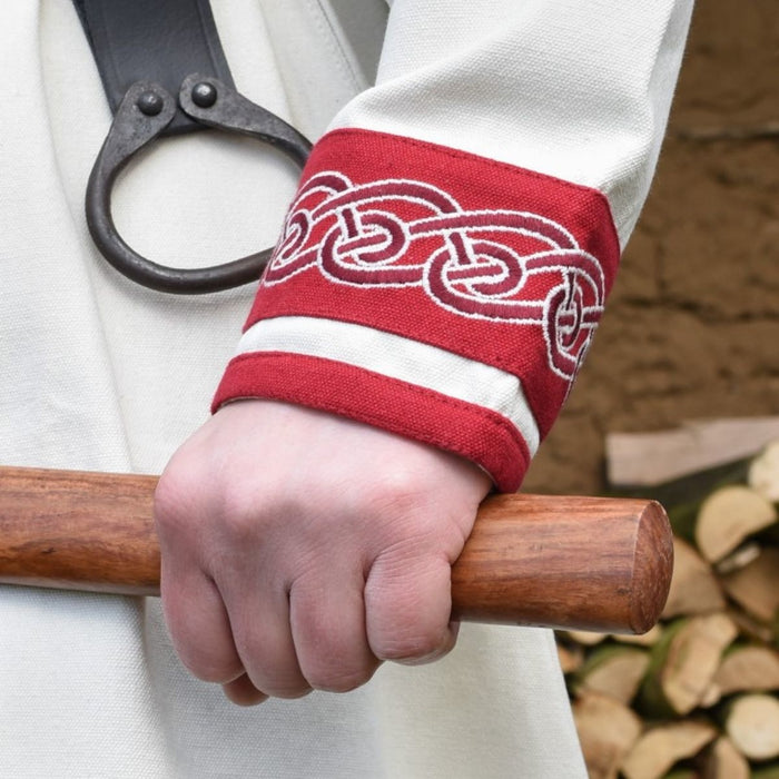 Frankish tunic Childeric, natural-red
